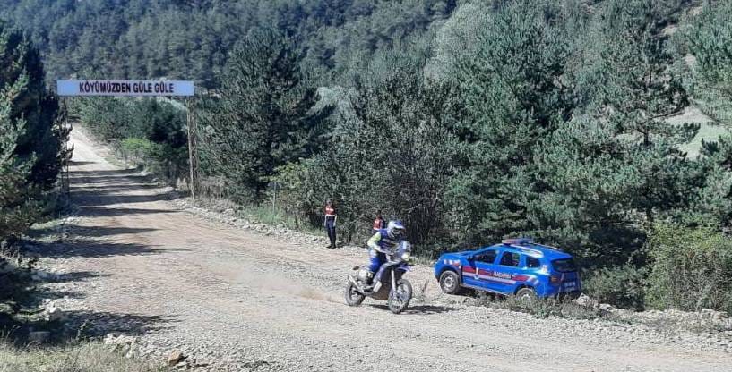 Anadolu Spor Organizasyonları Kulübü tarafından düzenlenen etkinlikte jandarma ekipleri güvenliği