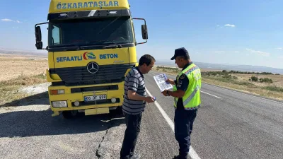 Yozgat İl Jandarma Komutanlığı'ndan Trafik Güvenliği İçin Kapsamlı Denetim: Yük