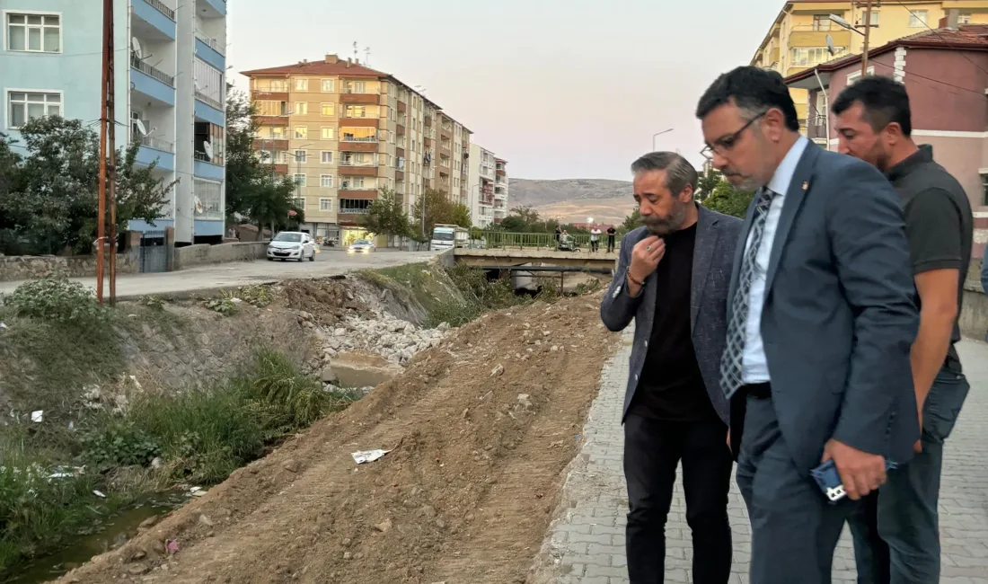 Yerköy Belediye Başkanı Fatih Arslan, Taşkın Su Kanalı Projesinin İlk