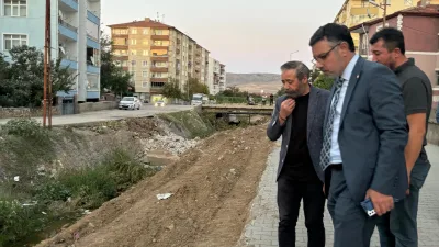 Yerköy Belediye Başkanı Fatih Arslan, Taşkın Su Kanalı Projesinin İlk