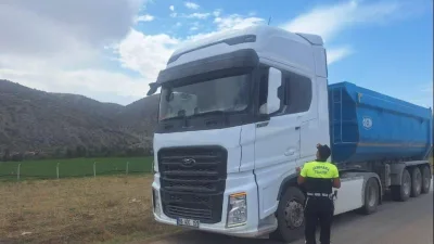 Yozgat İl Jandarma Komutanlığı Yük Taşıyan Araçlara Yönelik Trafik Denetimi