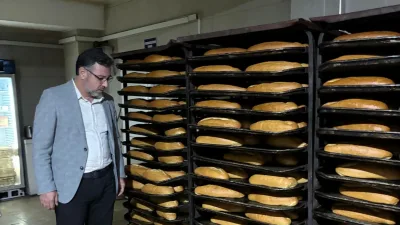 Yerköy Belediye Başkanı Av. Fatih Arslan, Ekmek Fırınında İncelemeler Yaparak