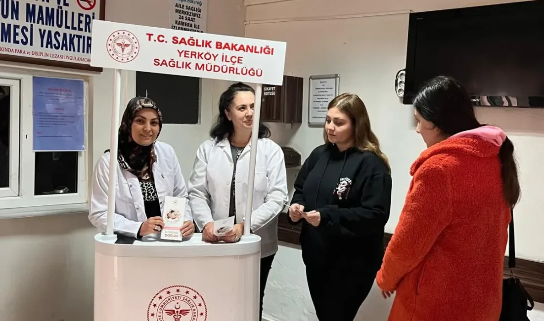 Yerköy İlçe Sağlık Müdürlüğü, Normal Doğum Eylem Planı ile Anne