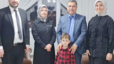 Emir Kaan Etli'nin ailesini ziyaret eden İl Millî Eğitim Müdürü