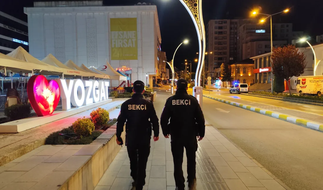 Yozgat İl Emniyet Müdürlüğü Gece Gündüz Denetimlere Devam Ediyor: Şehrin