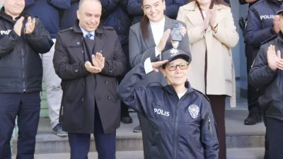 Sorgun Huzurevi sakini Fermuş Ataman, 65 yıllık polis olma hayalini