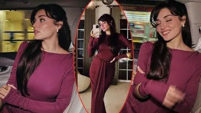 Hande Erçel, Türk televizyonunun parlayan yıldızlarından biri! Balıkesir’in Bandırma ilçesinde