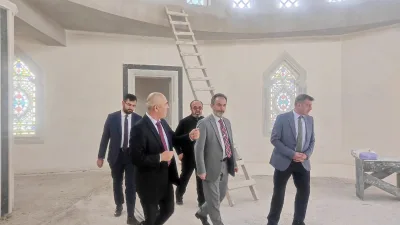 İl Müftüsü Ali Gülden, Sarıkaya ilçesinde gerçekleştirdiği ziyaretlerde belediye, hafızlık