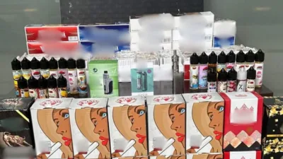 KOM Şube Müdürlüğü ekipleri, kaçakçılıkla mücadele kapsamında gerçekleştirdikleri baskında nargile