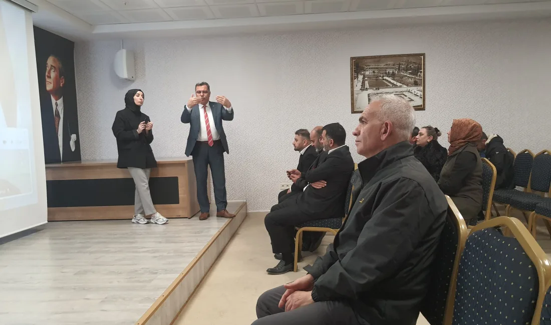 Yozgat İl Milli Eğitim Müdürlüğü tarafından düzenlenen toplantıda, kantin işletmecilerine