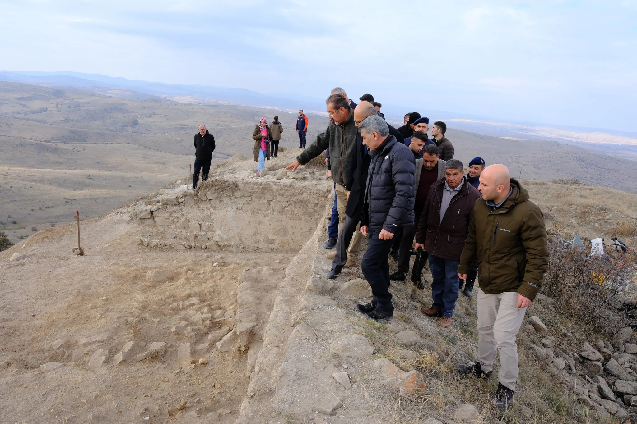 Yozgat'ın Sorgun ilçesindeki Kerkenes Harabeleri'nde yapılan kazılarda, Keykavus Kalesi’nin surları