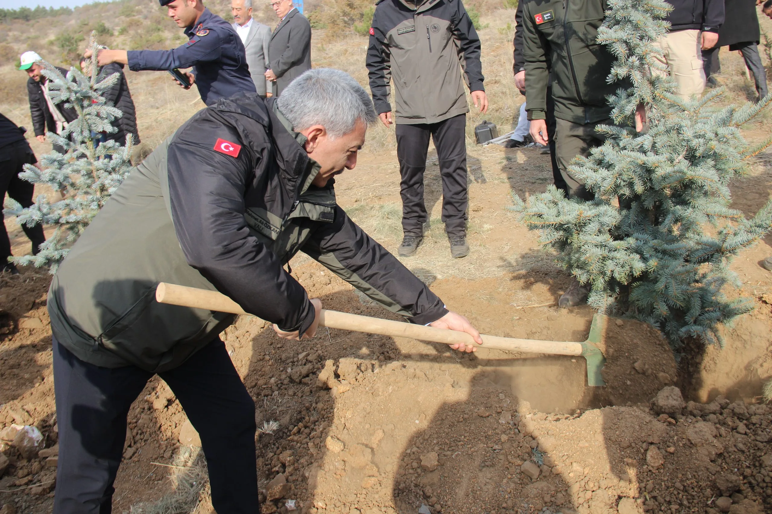 14 farklı noktada toplam 17 bin 850 fidan toprakla buluştu.