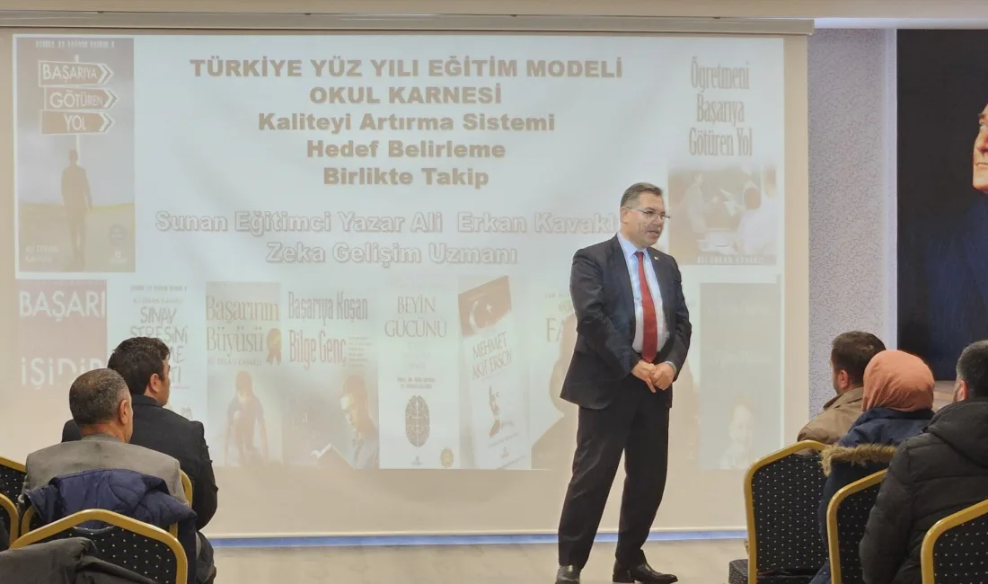 Yozgat’ta eğitimde kaliteyi artırmaya yönelik önemli bir adım! Eğitimci-yazar Ali