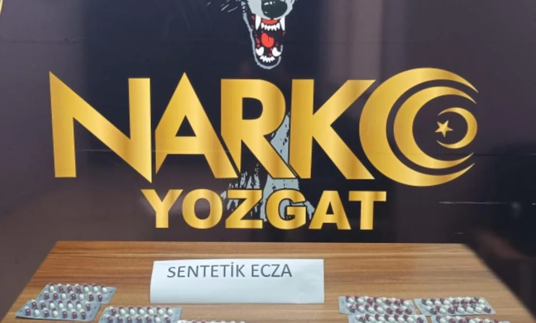 Yerköy'de narkotik ekipleri tarafından düzenlenen operasyonda, Ankara'dan getirilen 532 adet