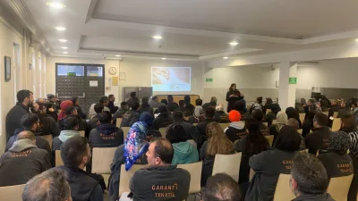 Yozgat İl Jandarma Komutanlığı ekipleri, Yerköy'deki tekstil fabrikası çalışanlarına aile