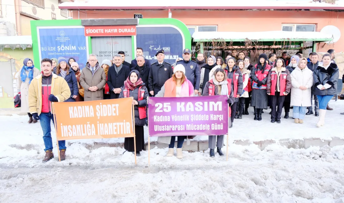 Yozgat Valiliği tarafından düzenlenen Kadına Yönelik Şiddetle Mücadele Programı kapsamında