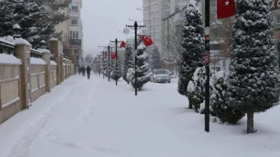 24 Kasım Pazar günü Yozgat genelinde yoğun kar yağışı bekleniyor.