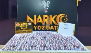 Narkotik ekiplerinin düzenlediği operasyonda, ilimize uyuşturucu hap getirmeye çalışan 5