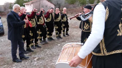 Yozgat Valisi Mehmet Ali Özkan ve Kaymakam Muharrem Coşgun, Çamlıbel
