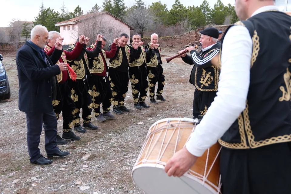 Yozgat Valisi Mehmet Ali Özkan ve Kaymakam Muharrem Coşgun, Çamlıbel