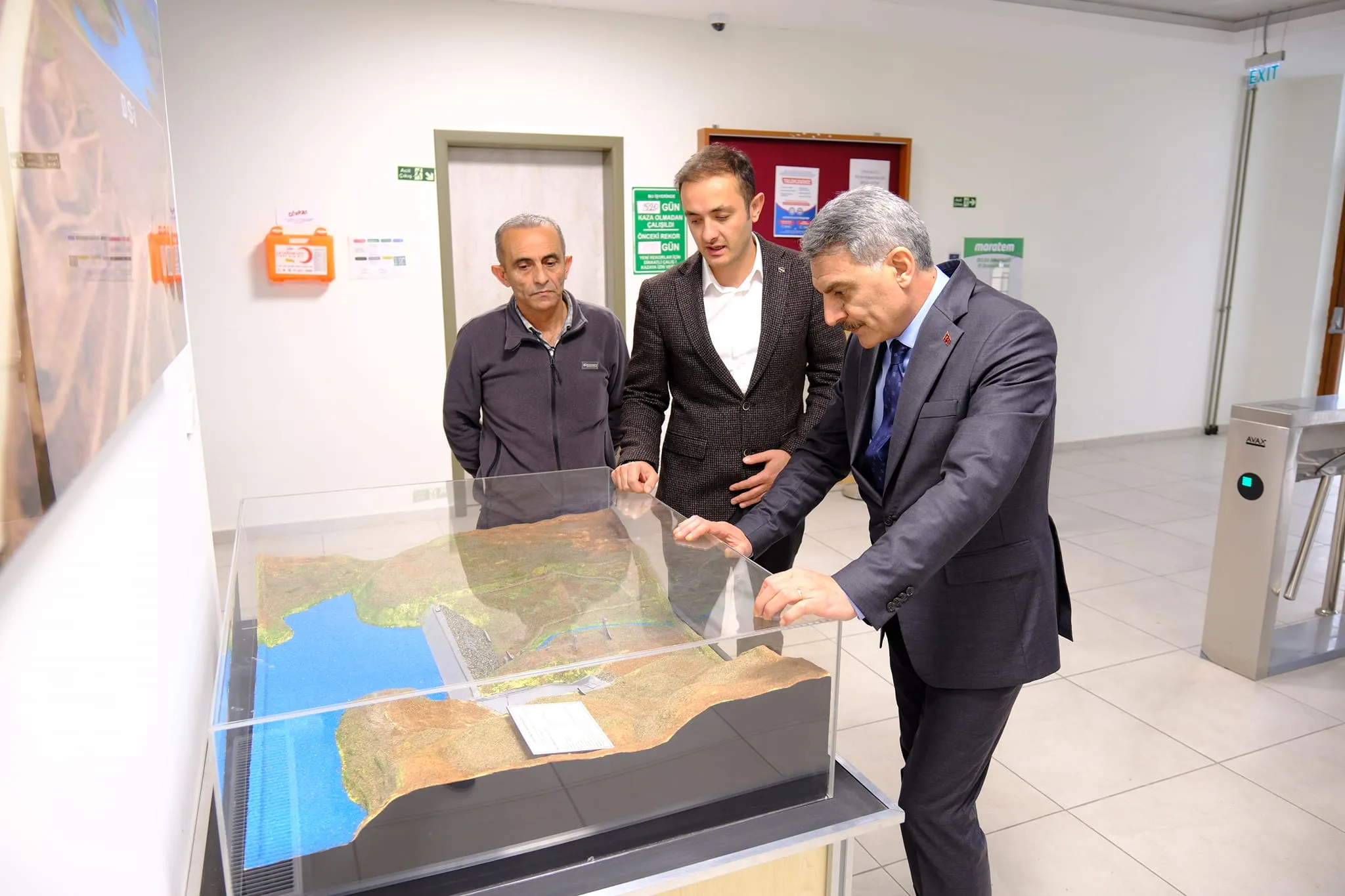 Yozgat Valisi Mehmet Ali Özkan, DSİ 123. Şube Müdürlüğü’nü ziyaret