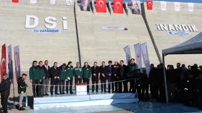 Cumhurbaşkanı Recep Tayyip Erdoğan’ın video konferansla katıldığı törenle İnandık Barajı