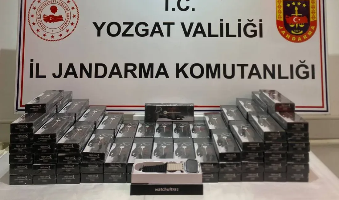 Yozgat İl Jandarma Komutanlığı ekipleri, istihbari çalışmalar neticesinde düzenledikleri operasyonda