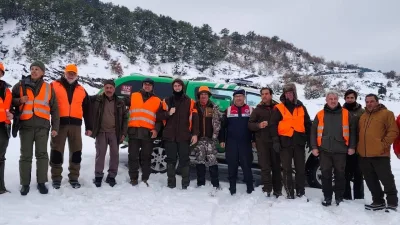 Yozgat İl Jandarma Komutanlığı, Kartal Devlet Avlağı'nda avlanan Polonya vatandaşı