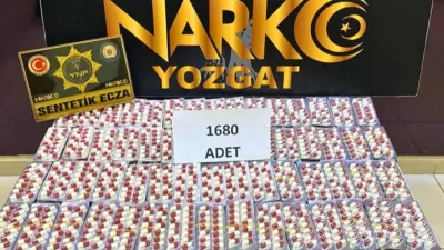 Narkotik ekiplerinin düzenlediği operasyonda, K. D. isimli şahsın üzerinde 1680