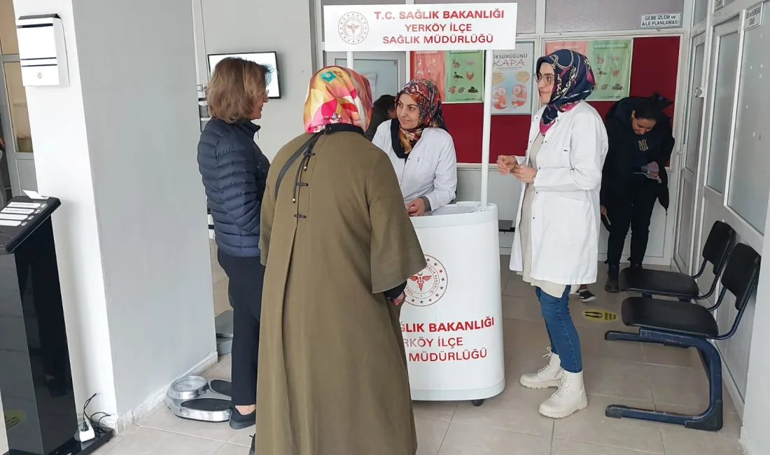 Yerköy İlçe Sağlık Müdürlüğü, Akciğer Kanseri Farkındalık Ayı kapsamında vatandaşlara