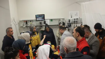 Yozgat’ta sabah saatlerinde meydana gelen ambulans kazası, sağlık çalışanlarının yaşadığı