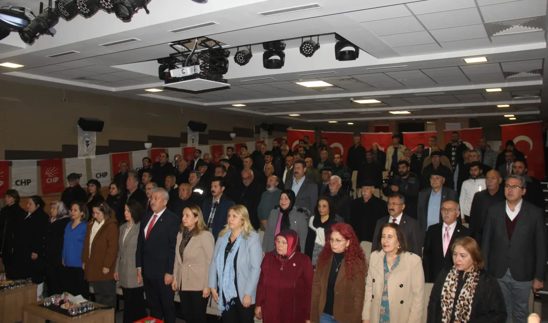 CHP Yozgat İl Danışma Kurulu Toplantısı, Bilal Şahin Kültür Merkezi’nde