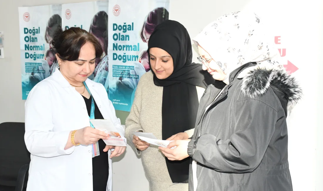 Yozgat Şehir Hastanesi, "Normal Doğum Eylem Planı" çerçevesinde anne adaylarını