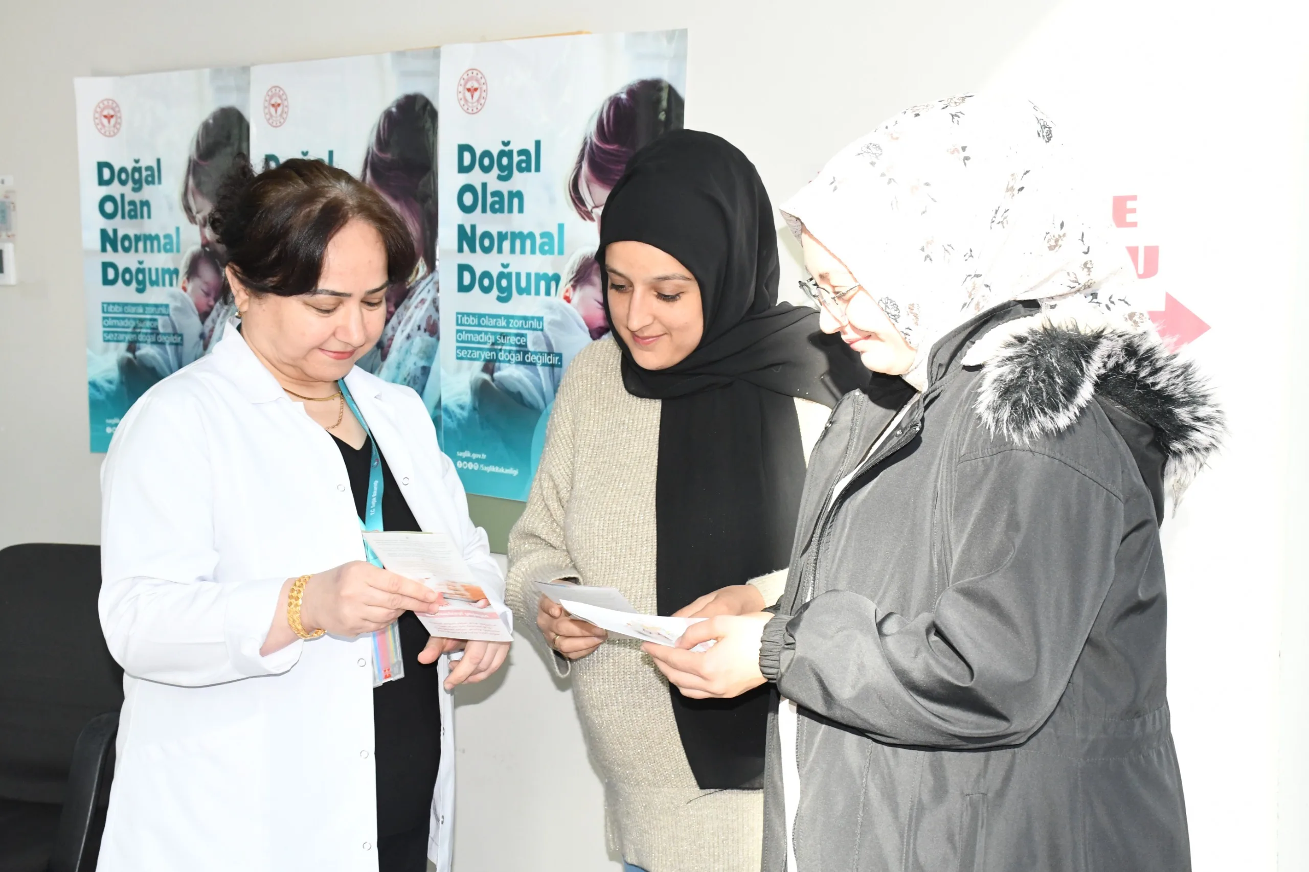 Yozgat Şehir Hastanesi, "Normal Doğum Eylem Planı" çerçevesinde anne adaylarını