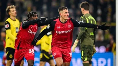 Bundesliga'nın 16. haftasında Bayer Leverkusen, Borussia Dortmund'u 2-0 yenerek şampiyonluk