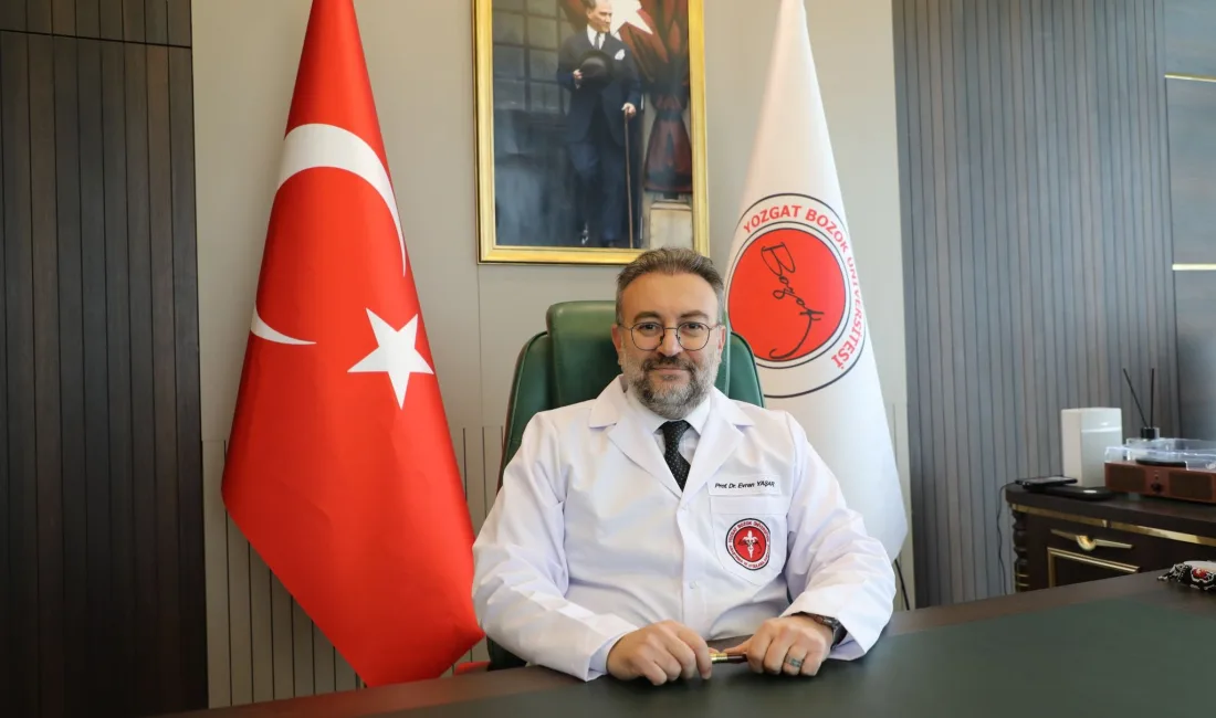 Yozgat Bozok Üniversitesi Rektörü Prof. Dr. Evren Yaşar, sınav stresinin