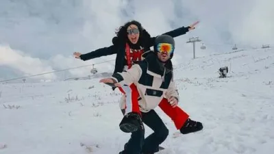 Ünlü şarkıcı Zeynep Bastık ve oyuncu sevgilisi Serkay Tütüncü, Kayseri