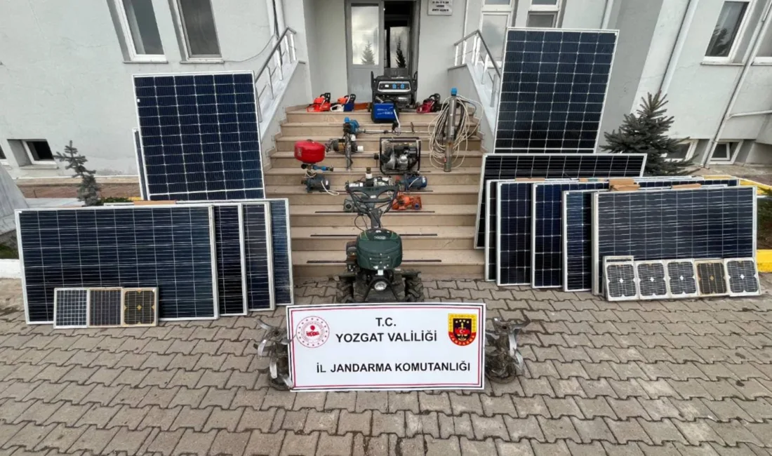 Jandarmadan Başarılı Operasyon: Yozgat’ta gerçekleştirilen operasyonda hırsızlığa karıştığı tespit edilen