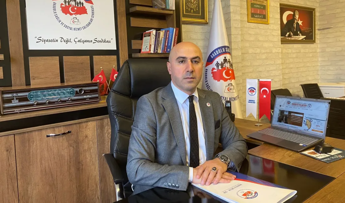 Anadolu Sağlık-Sen Genel Başkanı Necip Taşkın, Ankara Üniversitesi Sağlık Uygulama