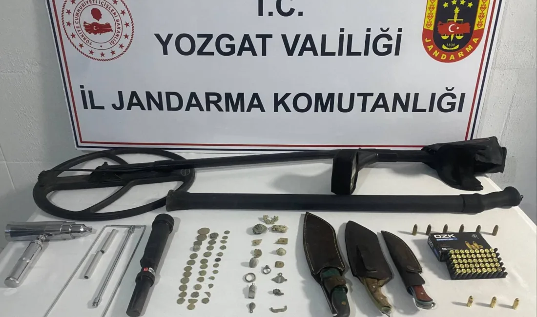 Yerköy ilçemizde yapılan başarılı operasyonla define aramak amacıyla bir köye