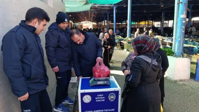 Yerköy Belediyesi, vatandaşların güvenilir alışveriş yapmasını sağlamak amacıyla pazar yerlerinde