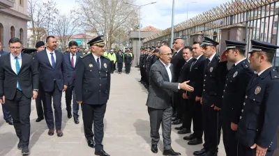 Emniyet Genel Müdürü Mahmut Demirtaş, Yerköy İlçe Emniyet Müdürlüğü’nde düzenlenen