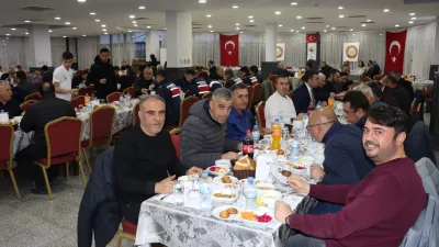 Yerköy Ticaret ve Sanayi Odası’nın geleneksel iftar programı, protokol üyeleri