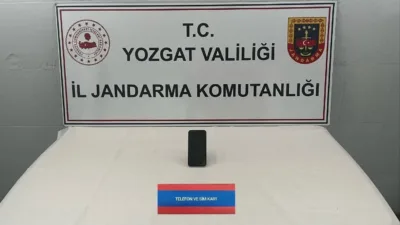 Yerköy’de gerçekleştirilen müstehcenlik operasyonunda, Jandarma ekipleri tarafından 1 cep telefonu