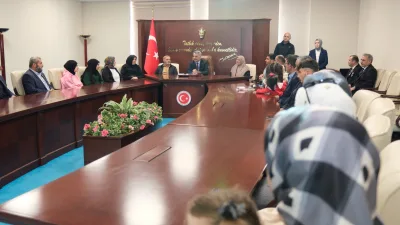 Yozgat’ta düzenlenen törende, Cumhurbaşkanlığı tarafından tevdi edilen Devlet Övünç Madalyaları,