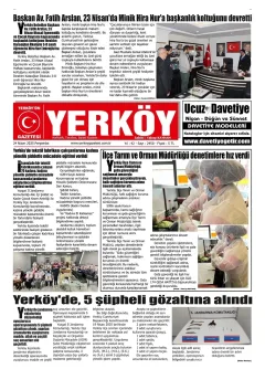 24 Nisan 2025 Perşembe Tarihli Gazetemiz