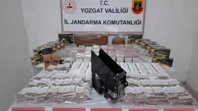 Yozgat’ın Sorgun ilçesinde jandarma ekiplerince düzenlenen operasyonda 26 bin 400