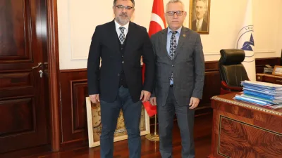 Yerköy Belediye Başkanı Fatih Arslan, Yozgat Belediye Başkanı Kazım Arslan'ı