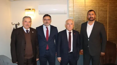 Cemil Çiçek ve Hayrullah Başer, Başkan Arslan’ı ilçemizde ziyaret ederek