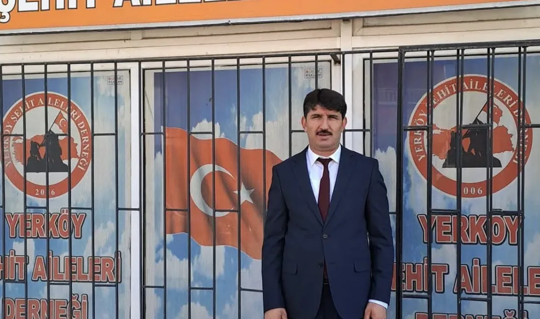 Yerköy Şehit Aileleri Derneği Başkanı Fatih Tez, Şehitler Haftası dolayısıyla
